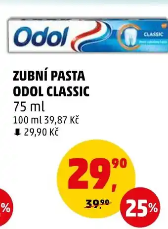 Penny Market ZUBNÍ PASTA ODOL CLASSIC nabídka