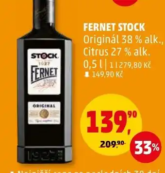 Penny Market FERNET STOCK nabídka