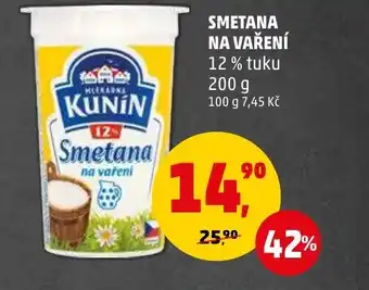Penny Market SMETANA NA VAŘENÍ nabídka