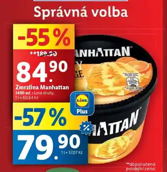 Lidl Zmrzlina Manhattan nabídka