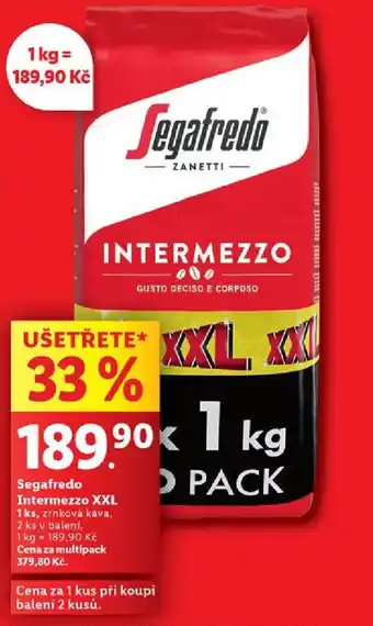 Lidl Segafredo Intermezzo XXL nabídka