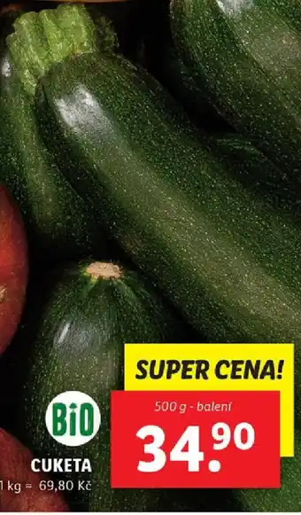 Lidl CUKETA nabídka