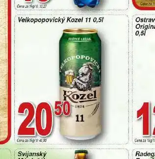 Hruška Pivo velkopopovický kozel 11 nabídka