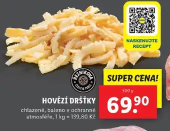 Lidl HOVĚZÍ DRŠŤKY nabídka