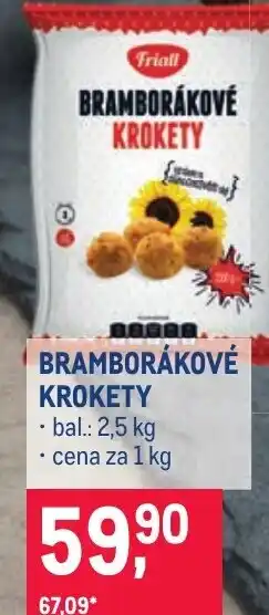 Makro BRAMBORÁKOVÉ KROKETY nabídka