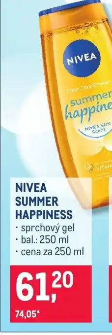 Makro NIVEA SUMMER HAPPINESS nabídka