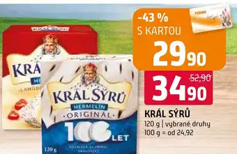 Terno KRÁL SÝRŮ nabídka