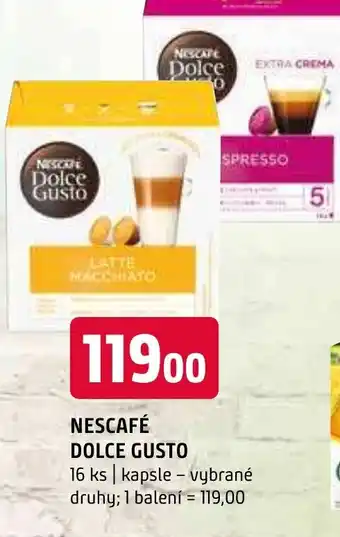 Terno NESCAFÉ DOLCE GUSTO nabídka