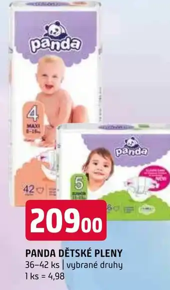 Terno PANDA DĚTSKÉ PLENY nabídka