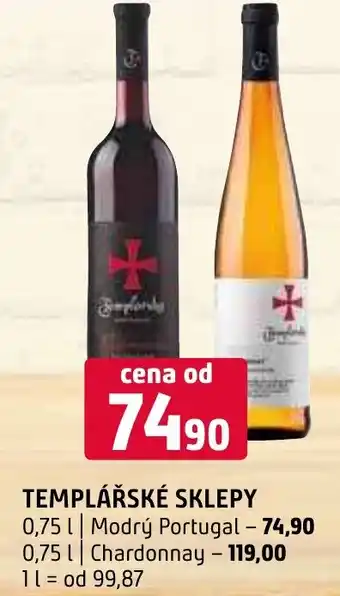 Terno TEMPLÁŘSKÉ SKLEPY 0,75L nabídka