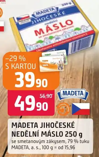 Trefa MADETA JIHOČESKÉ NEDĚLNÍ MÁSLO 250 g nabídka