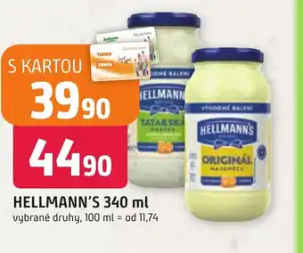 Trefa HELLMANN'S 340 ml nabídka