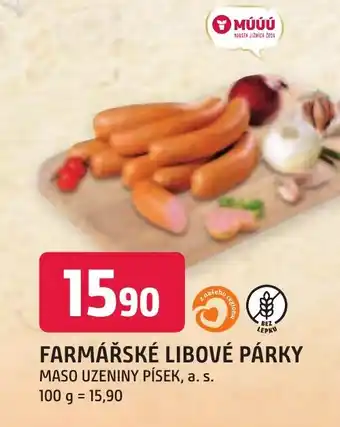 Trefa FARMÁŘSKÉ LIBOVÉ PÁRKY nabídka