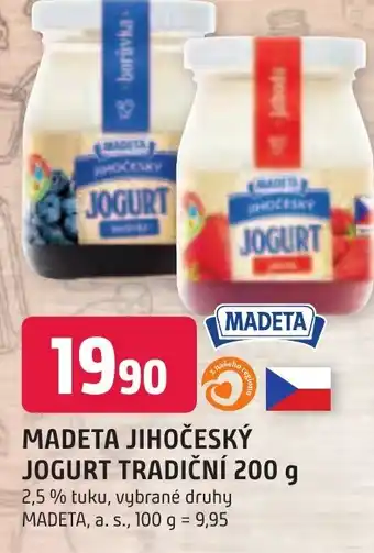Trefa MADETA JIHOČESKÝ JOGURT TRADIČNÍ 200 g nabídka