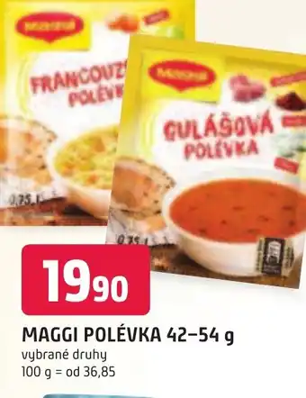 Trefa MAGGI POLÉVKA 42-54 g nabídka