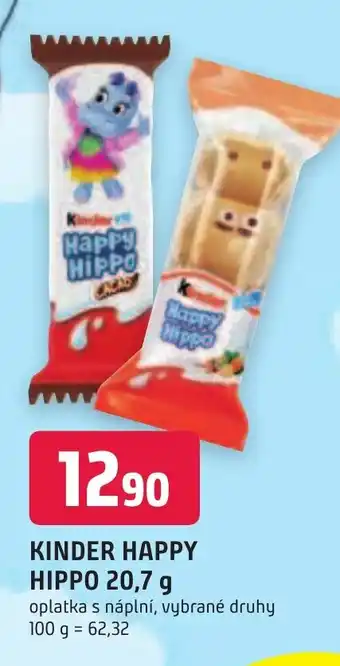 Trefa KINDER HAPPY HIPPO 20,7 g nabídka