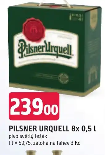 Trefa PILSNER URQUELL 8x 0,5 L nabídka
