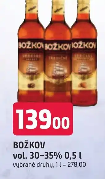 Trefa BOŽKOV vol. 30-35% 0,5L nabídka
