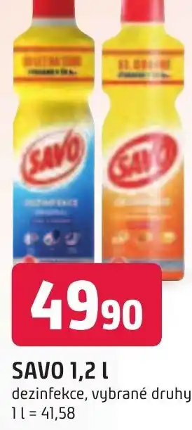 Trefa SAVO 1,2 L nabídka