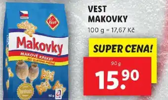 Lidl VEST MAKOVKY nabídka