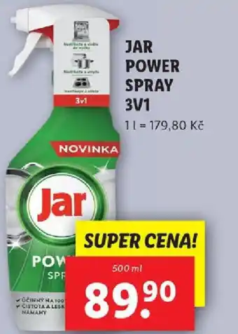 Lidl JAR POWER SPRAY 3v1 nabídka