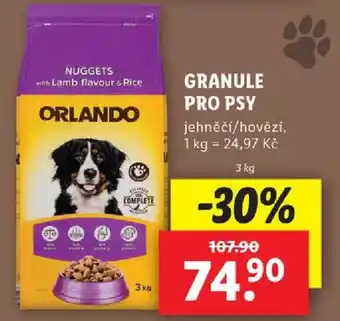 Lidl GRANULE PRO PSY nabídka