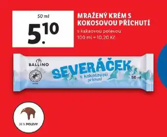 Lidl MRAŽENÝ KRÉM S KOKOSOVOU PŘÍCHUTÍ nabídka