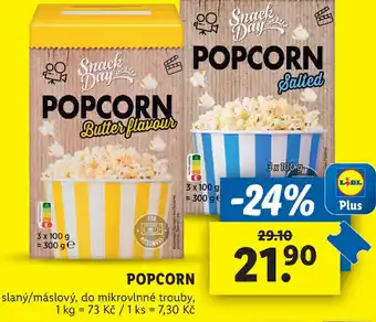 Lidl POPCORN nabídka