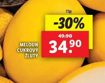 Lidl MELOUN CUKROVÝ ŽLUTÝ nabídka