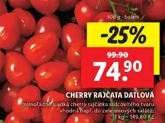 Lidl CHERRY RAJČATA DATLOVÁ nabídka
