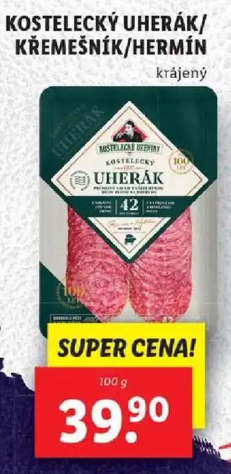 Lidl KOSTELECKÝ UHERÁK/ KŘEMEŠNÍK/HERMÍN nabídka