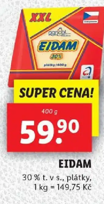 Lidl EIDAM nabídka