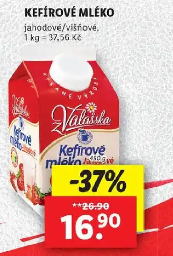 Lidl KEFÍROVÉ MLÉKO nabídka