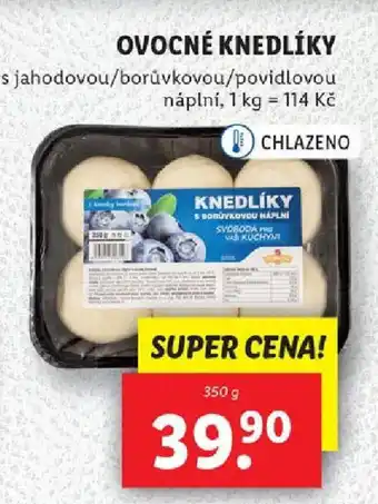 Lidl OVOCNÉ KNEDLÍKY nabídka