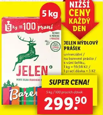 Lidl JELEN MÝDLOVÝ PRÁŠEK nabídka