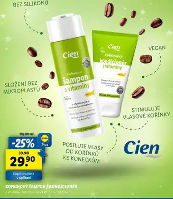 Lidl KOFEINOVÝ ŠAMPON / KONDICIONÉR nabídka