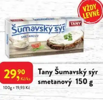 MP Krásno Tany Šumavský sýr smetanový 150 g nabídka