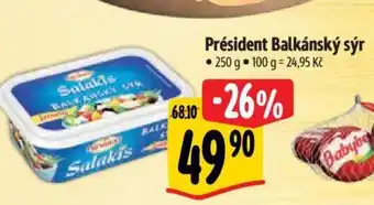 Albert Président Balkánský sýr nabídka