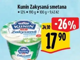 Albert Kunín Zakysaná smetana nabídka