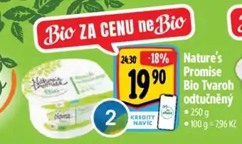 Albert Nature's Promise Bio Tvaroh odtučněný nabídka