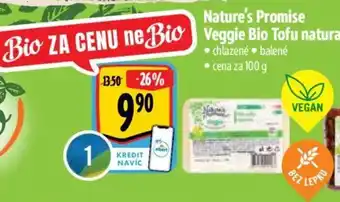 Albert Nature's Promise Veggie Bio Tofu natural nabídka