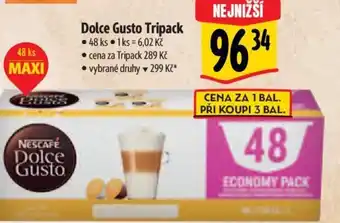 Albert Dolce Gusto Tripack nabídka