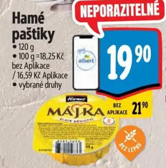 Albert Hamé paštiky nabídka