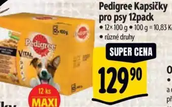 Albert Pedigree Kapsičky pro psy 12pack nabídka