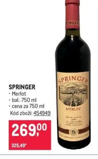 Makro SPRINGER nabídka
