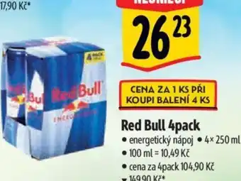 Albert Red Bull 4pack nabídka