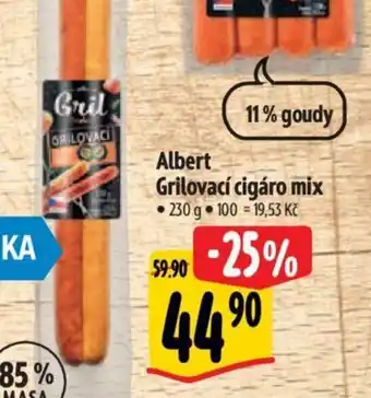 Albert Albert Grilovací cigáro mix nabídka