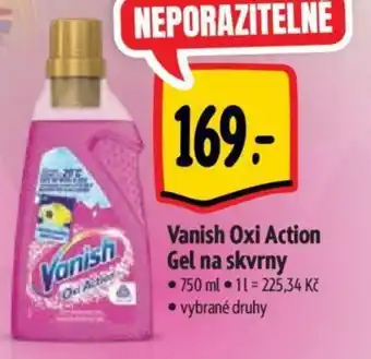 Albert Vanish Oxi Action Gel na skvrny nabídka