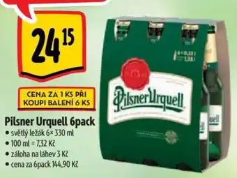 Albert Pilsner Urquell 6pack nabídka