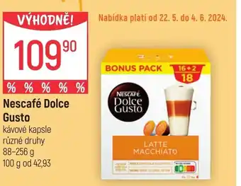 Globus Nescafé Dolce Gusto nabídka